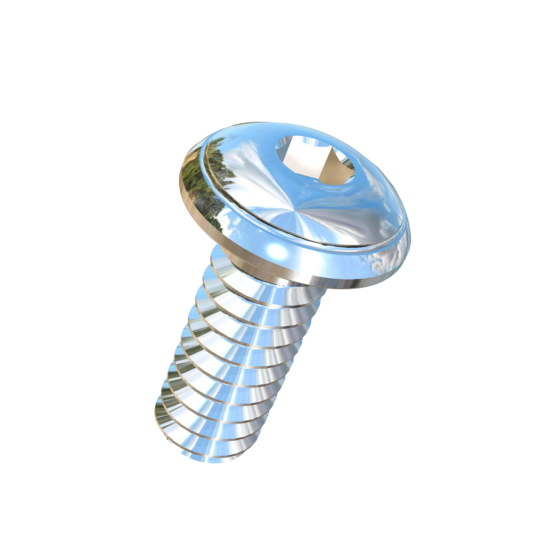 Titanium #6-32 X 3/8 UNC Button Head Socket Drive Allied Titanium Machine Screw